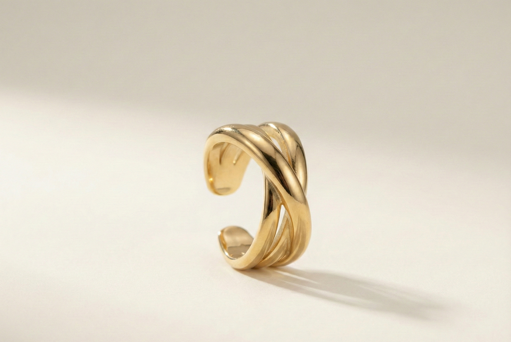 Interlace Gold Ring
