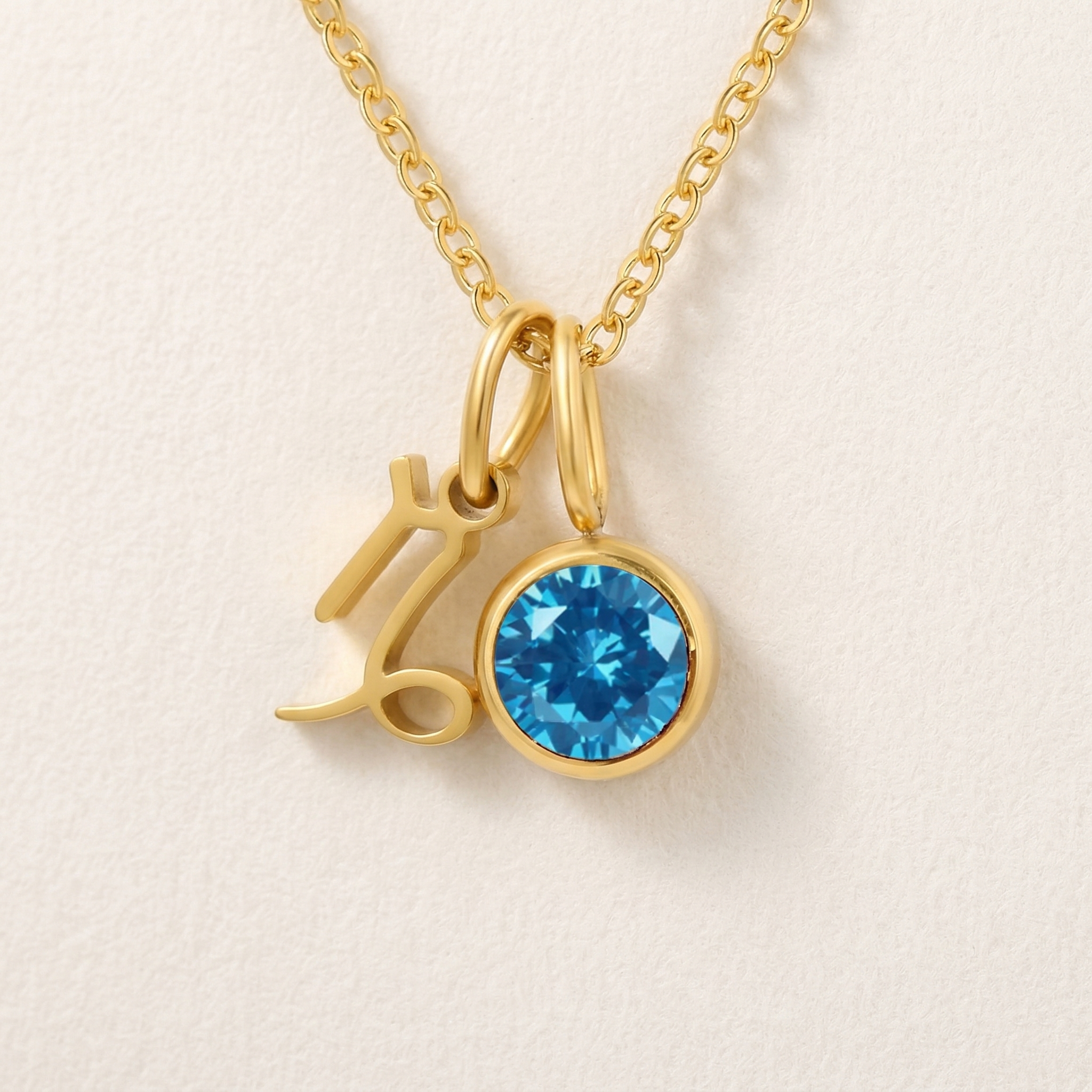 Celestara Zodiac Birthstone Necklace