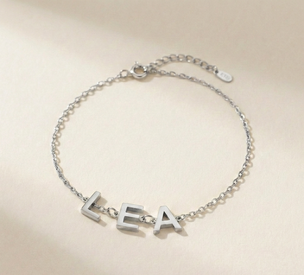 Personalized Letter Chain Bracelet