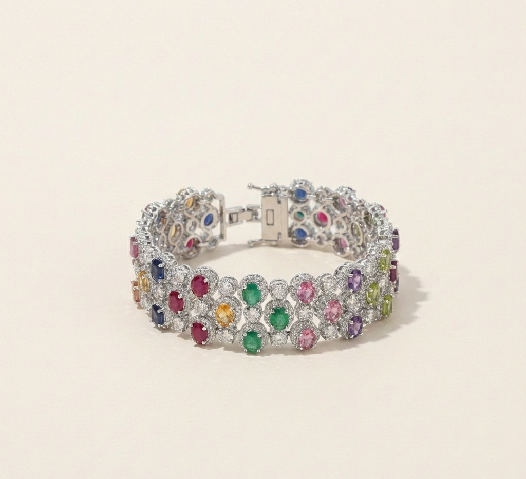 Royale Radiance Statement Bracelet