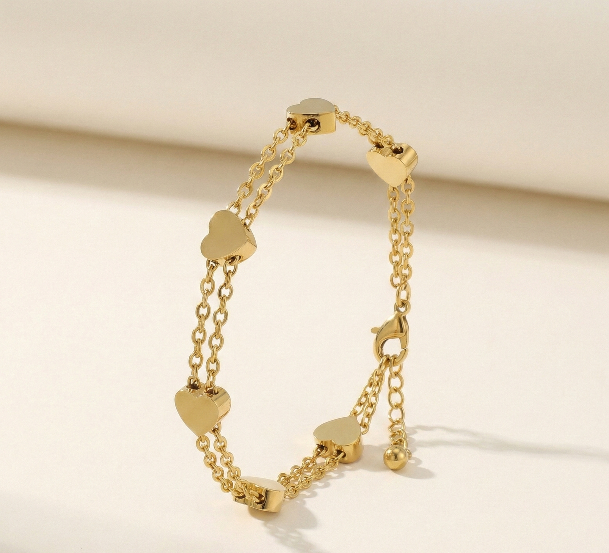 Heart Chain Bracelet