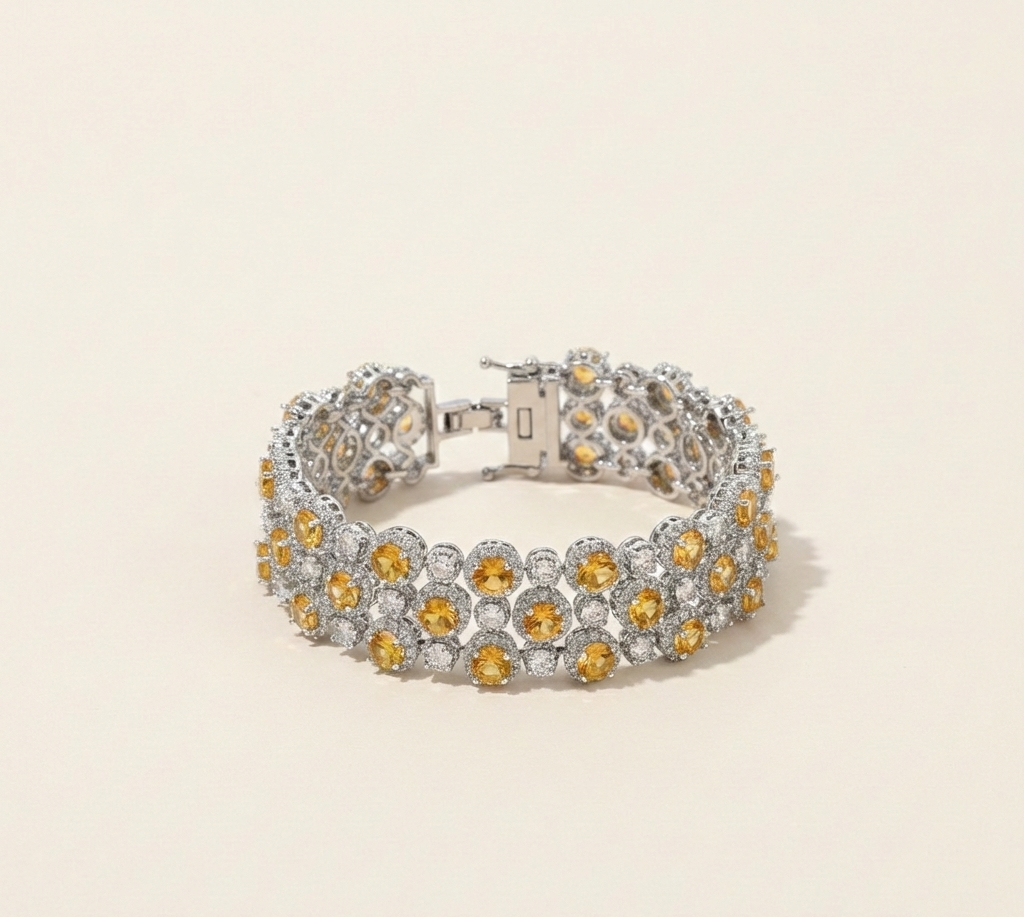 Royale Radiance Statement Bracelet