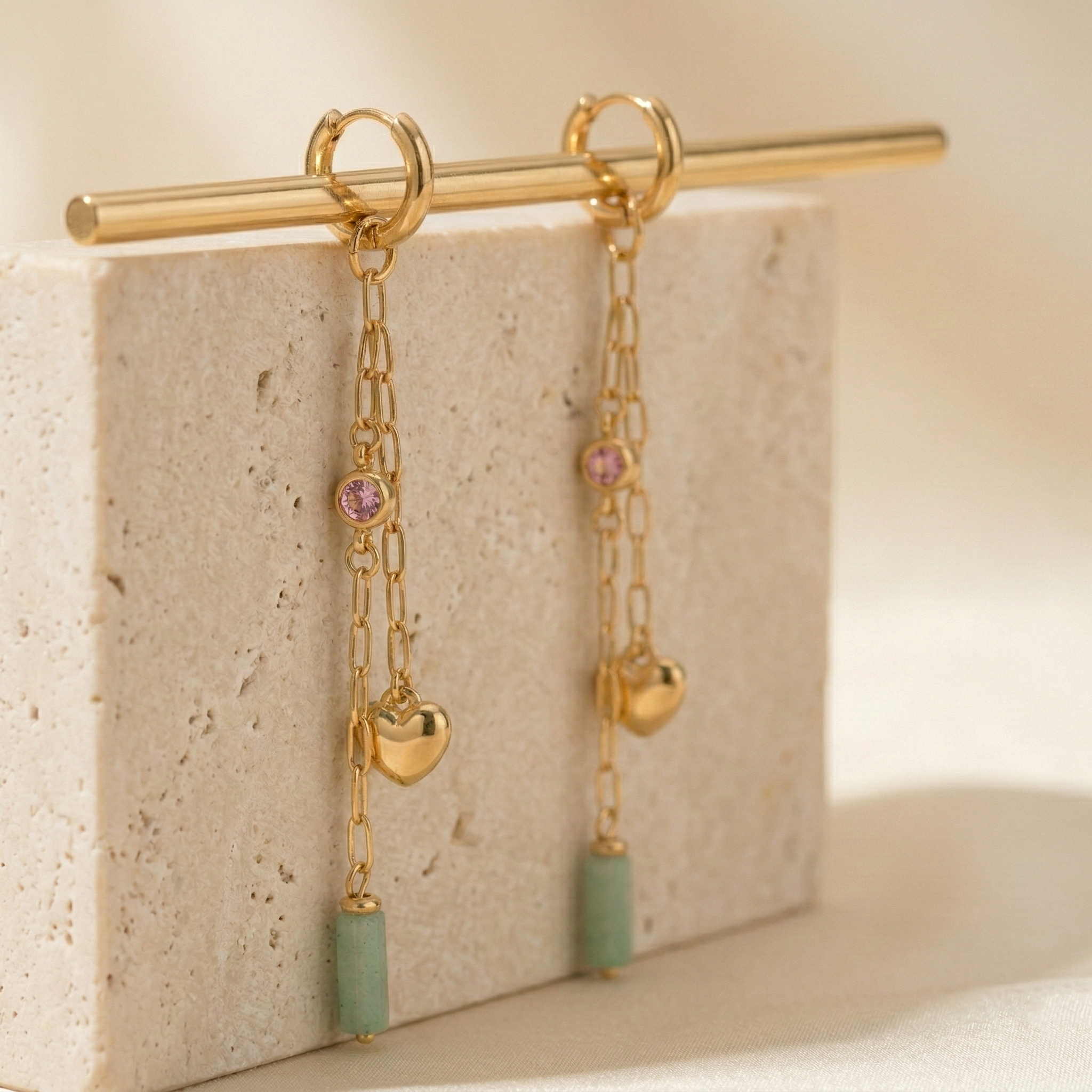 Elara Charm Drop Earrings