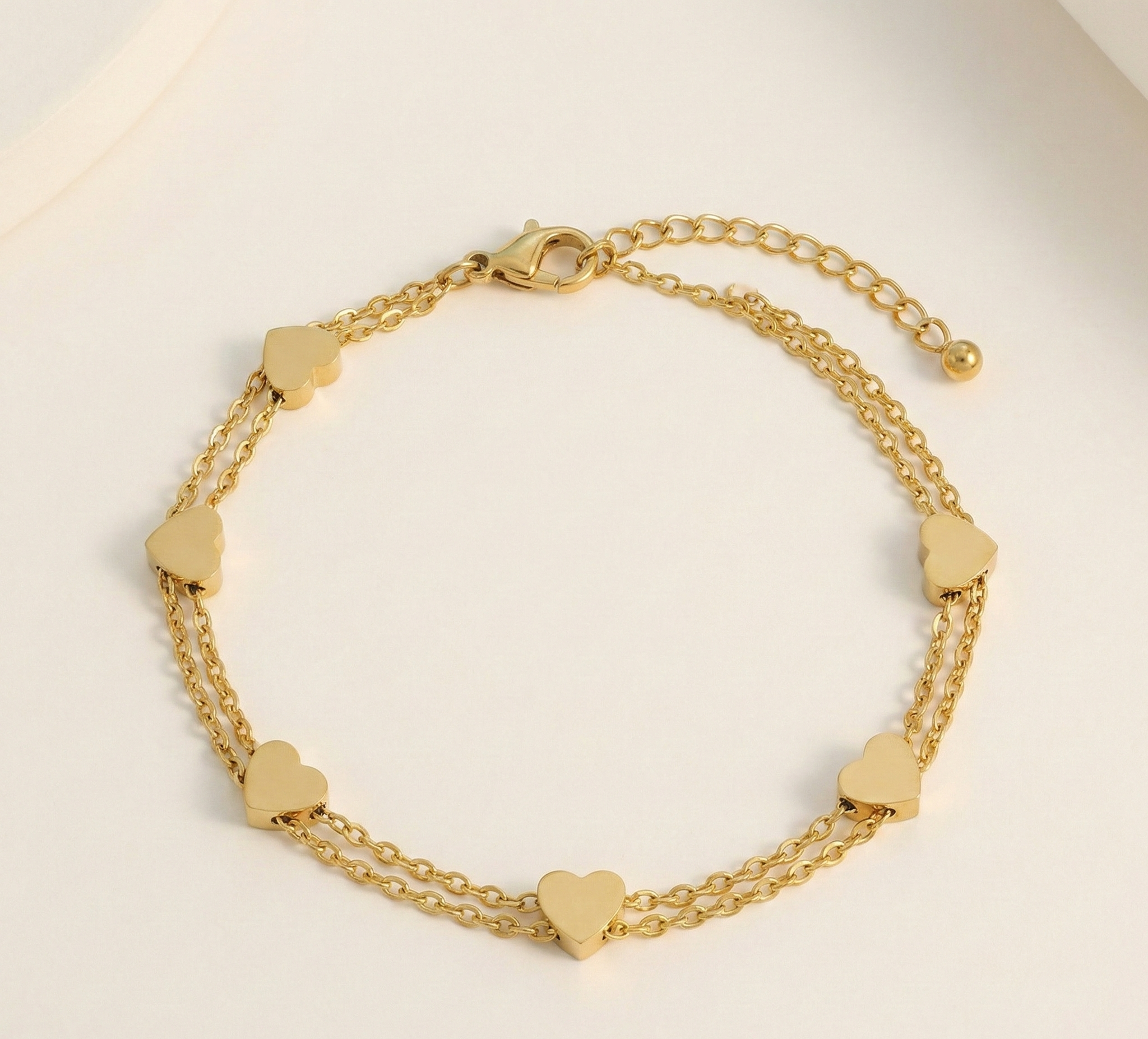 Heart Chain Bracelet