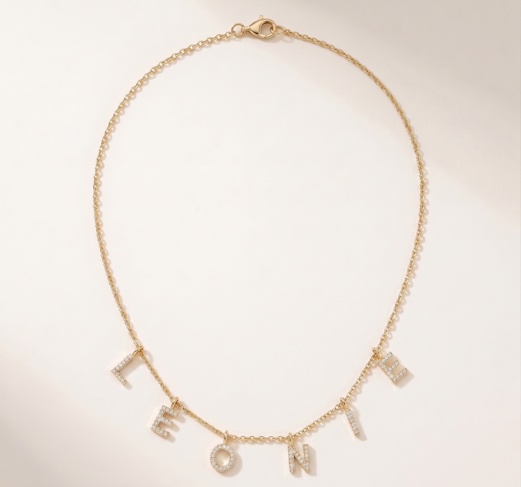 Aurielle Letter Drop Necklace