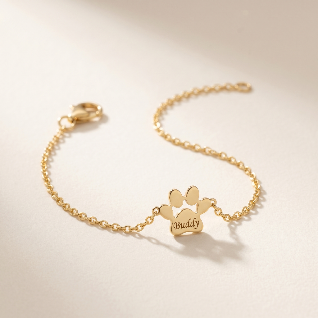 Pawfect Name Bracelet