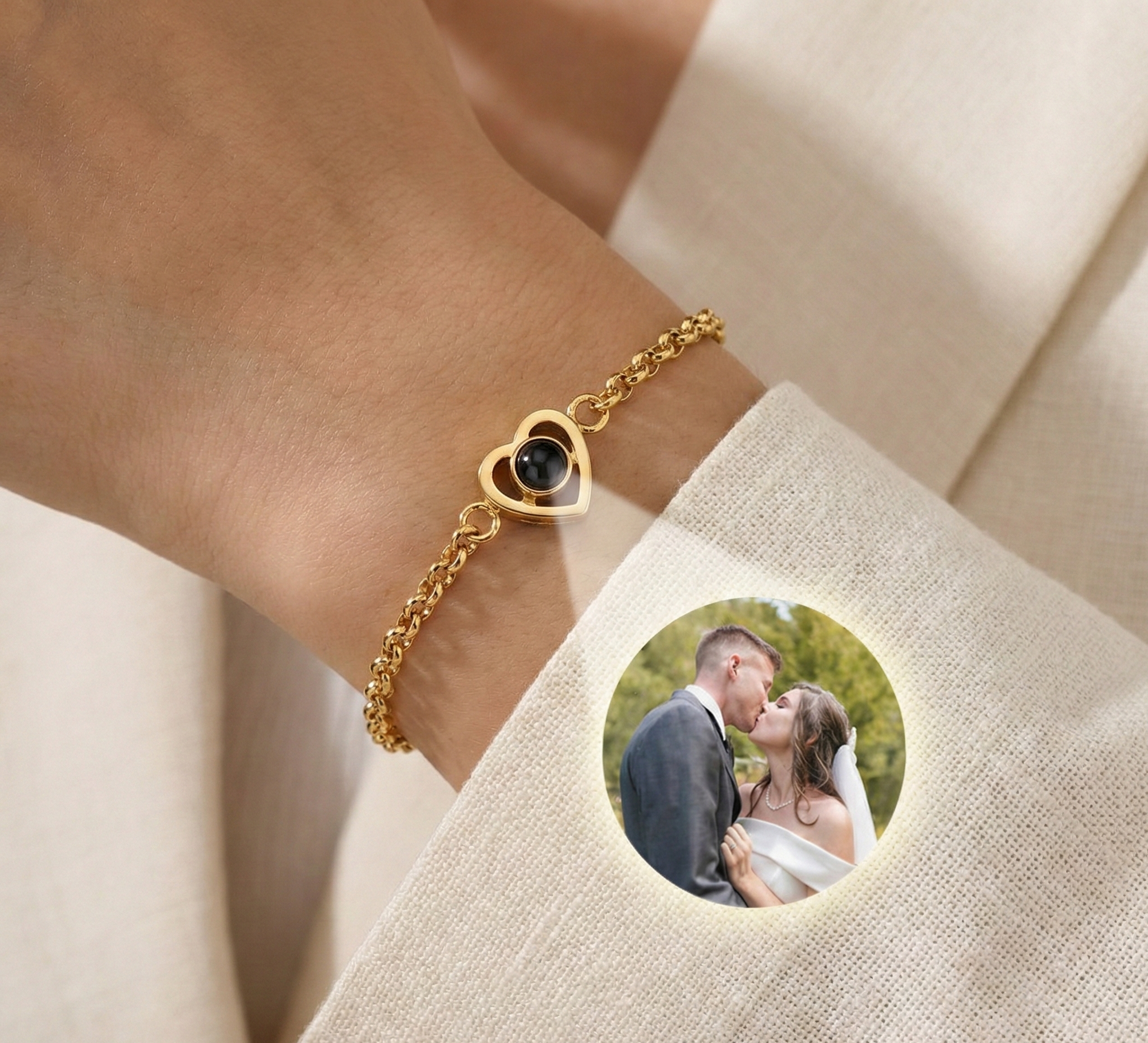 Hidden Memory Photo Projection Bracelet