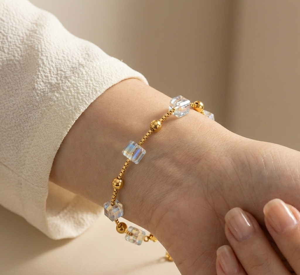 Prism Bead Bracelet