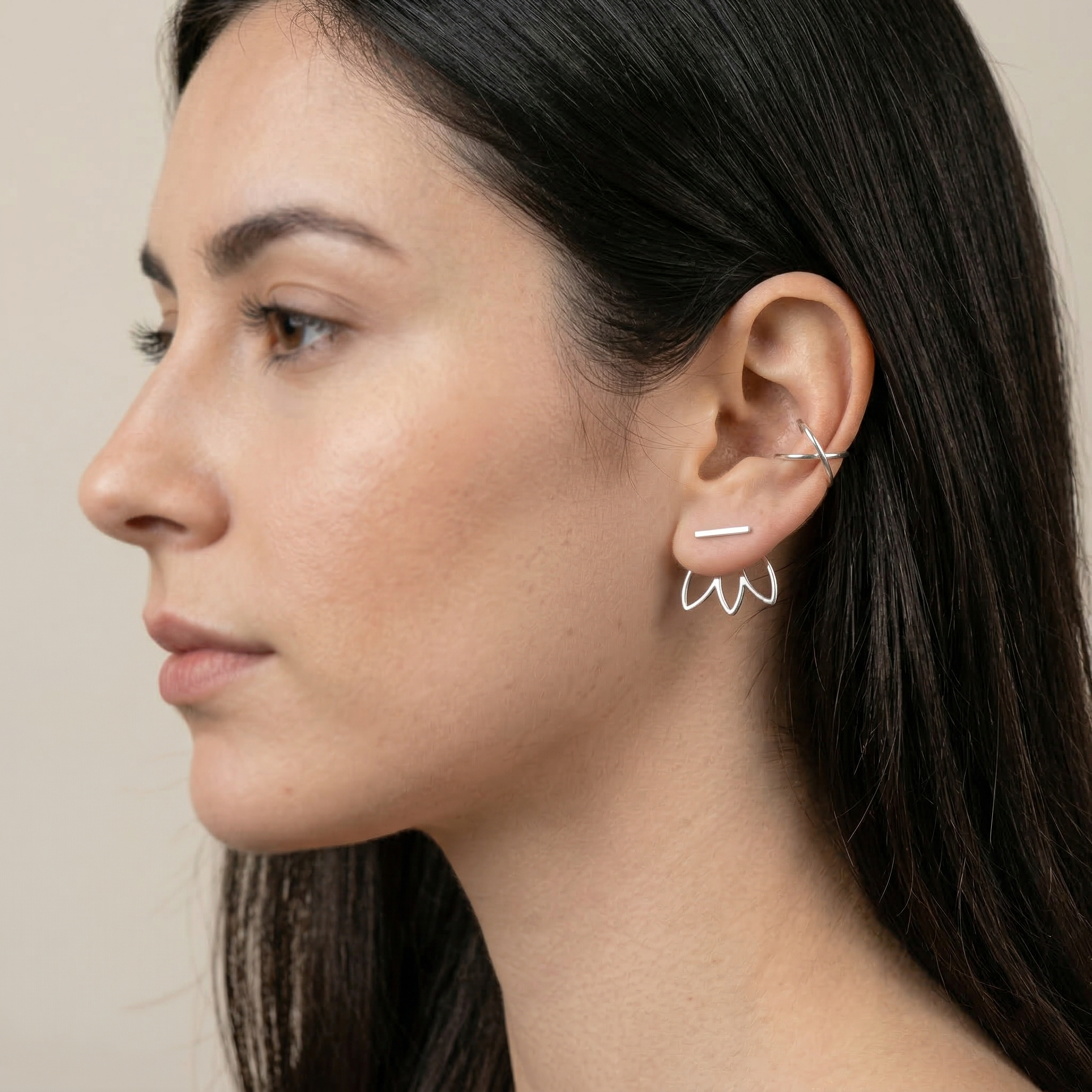 Florelle Petal Stud Earrings