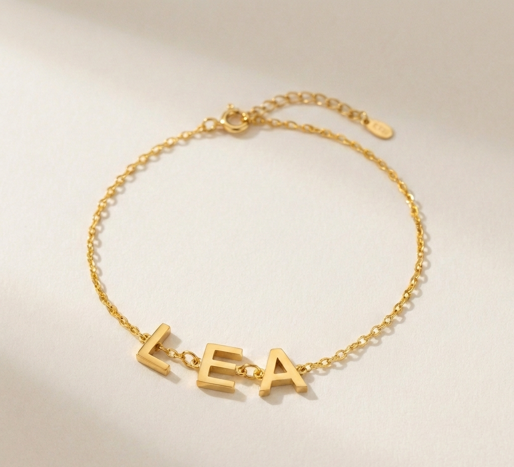 Personalized Letter Chain Bracelet