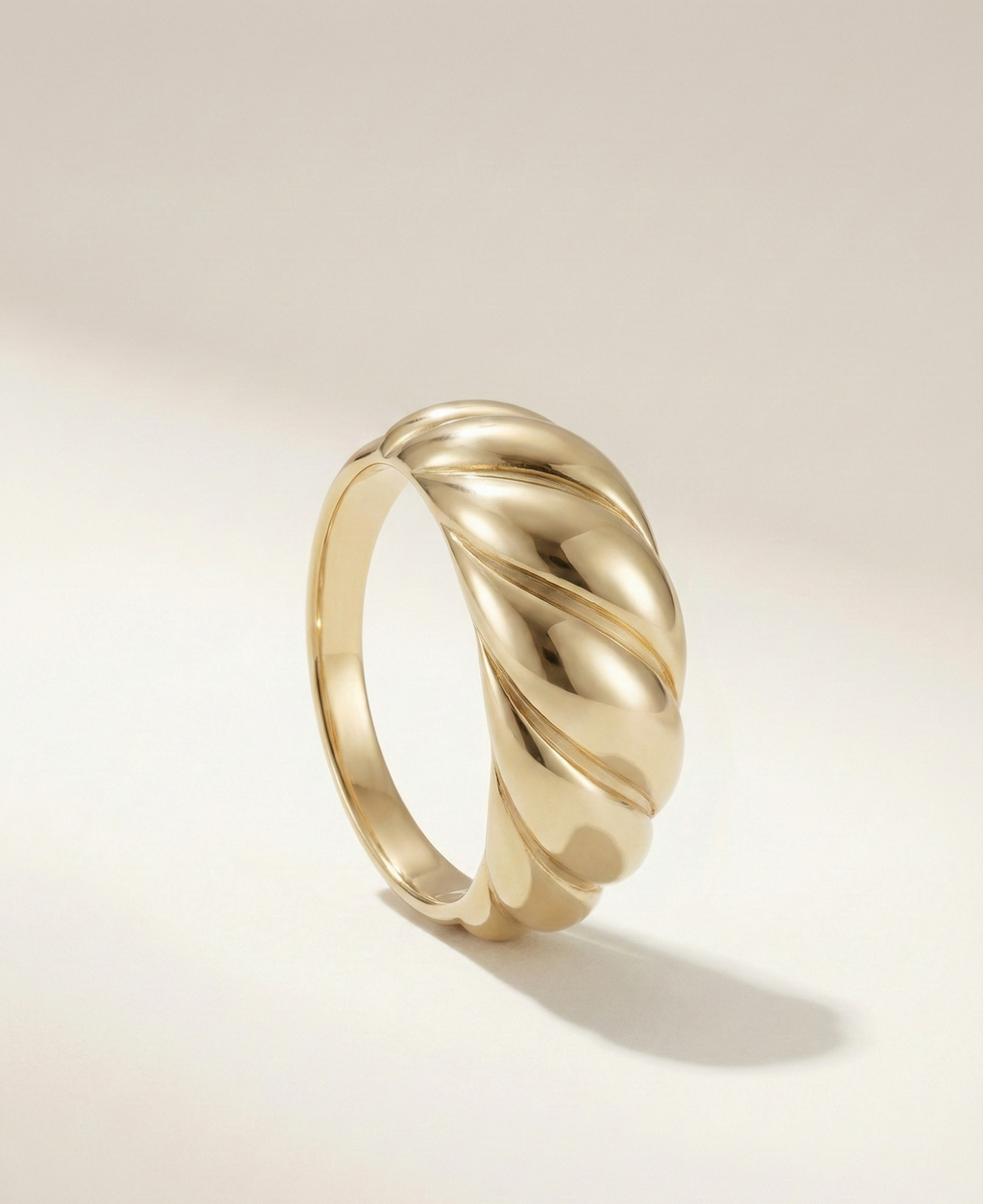 Gilded Twist Ring