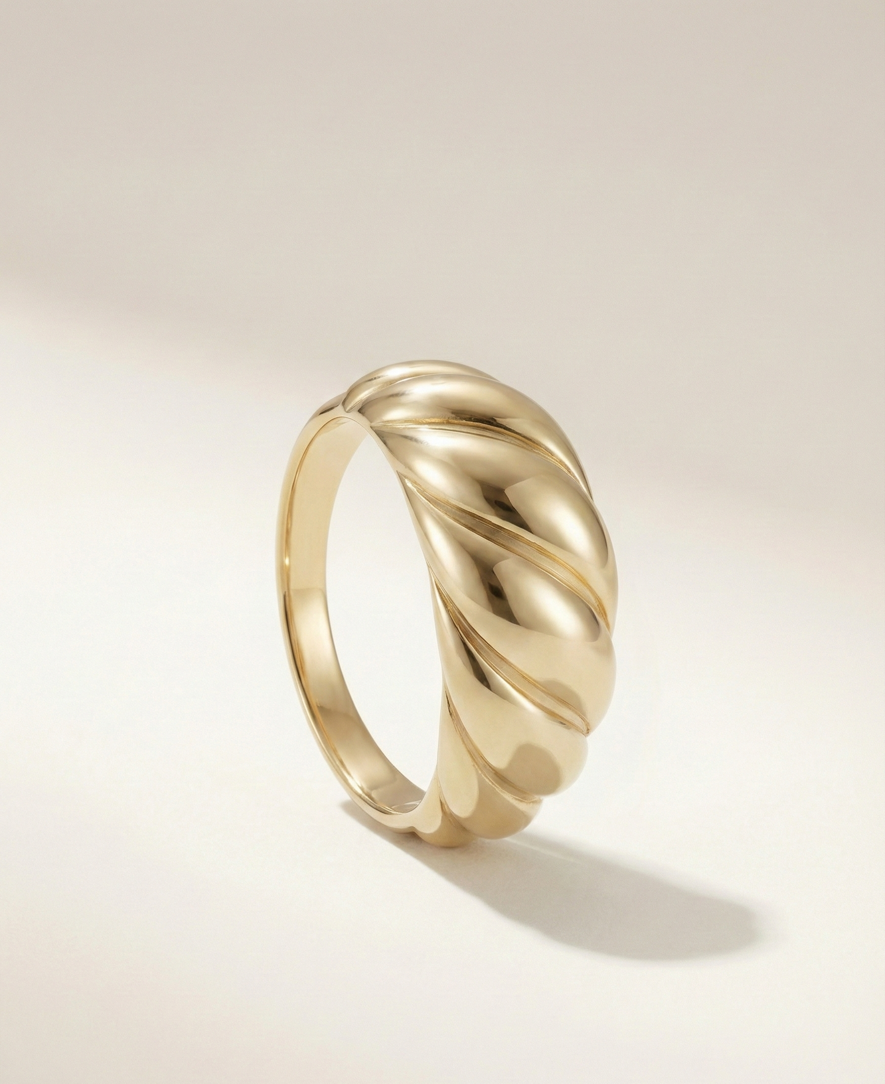 Gilded Twist Ring