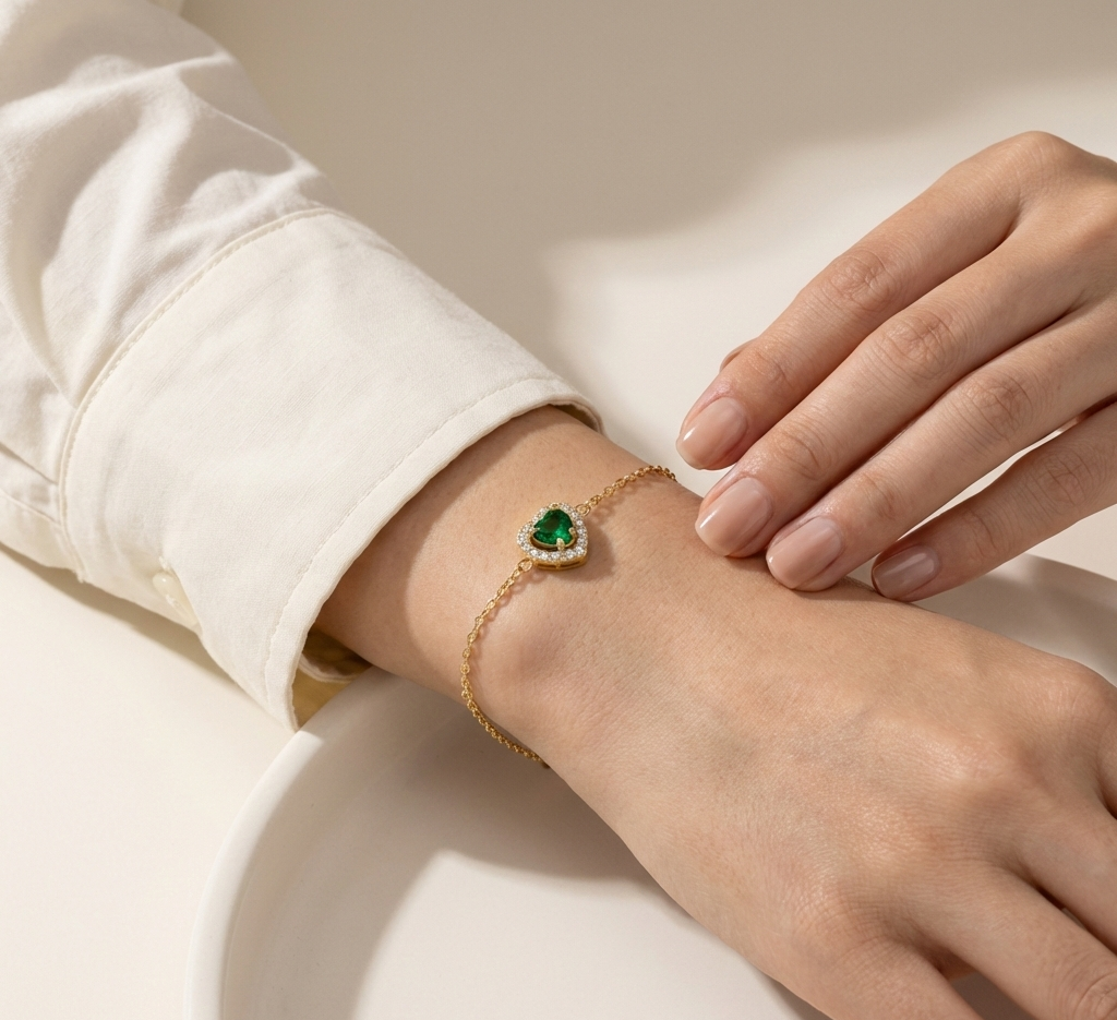 Heart Halo Bracelet