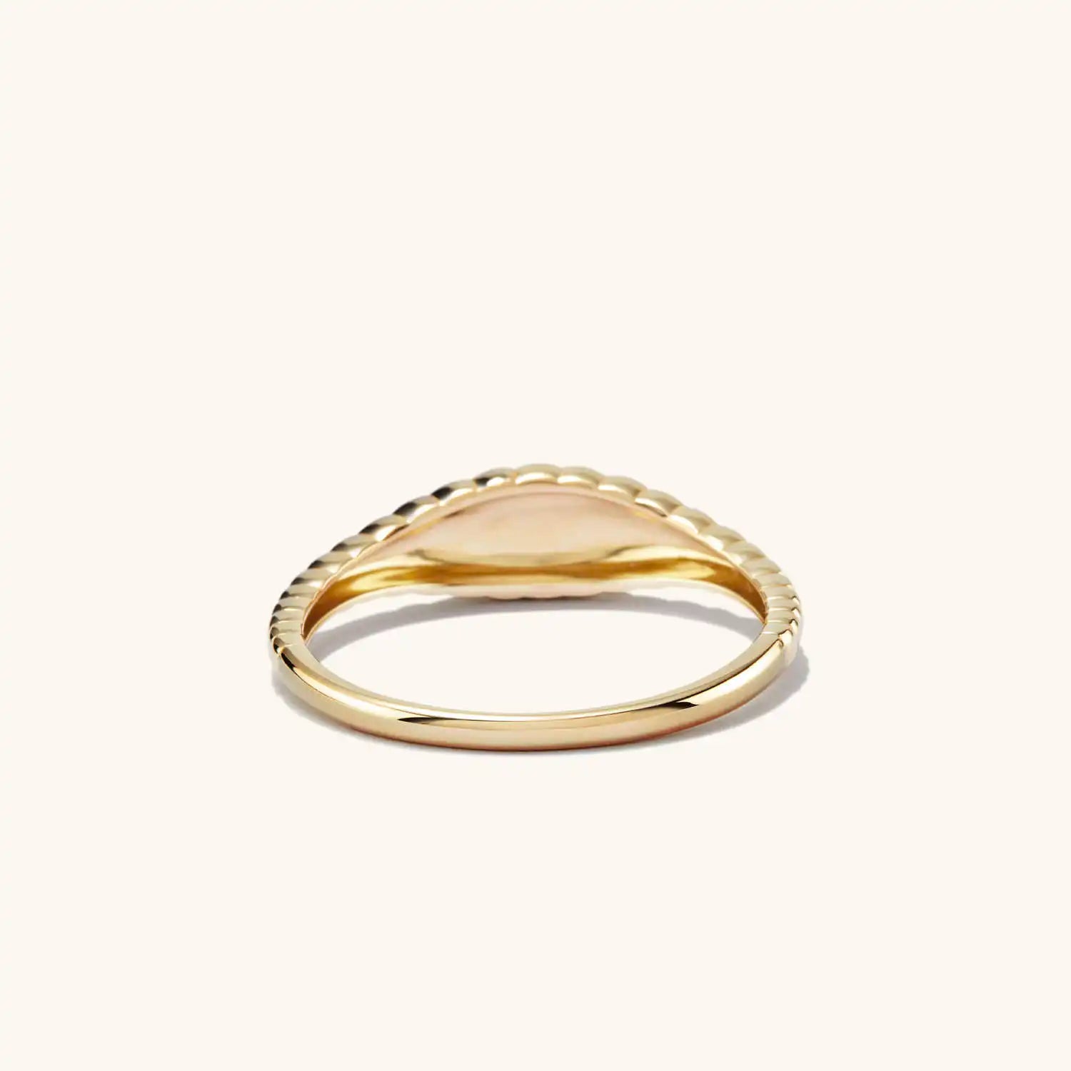 Embossed Croissant Ring