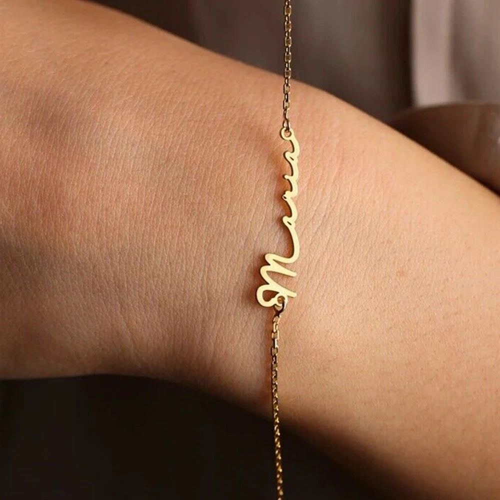 Personalized Script Name Bracelet