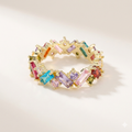 Kaleidoscope Crown Ring