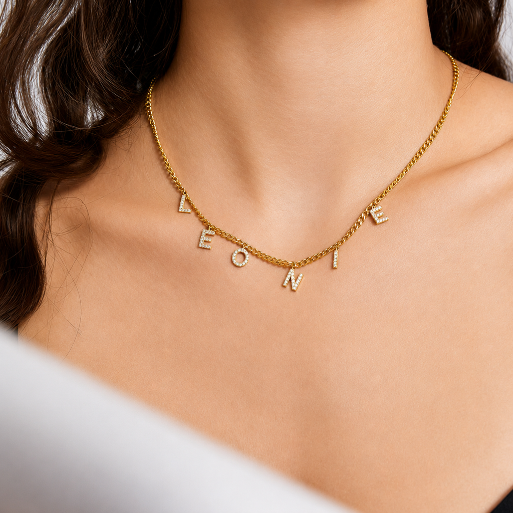 Aurielle Letter Drop Necklace